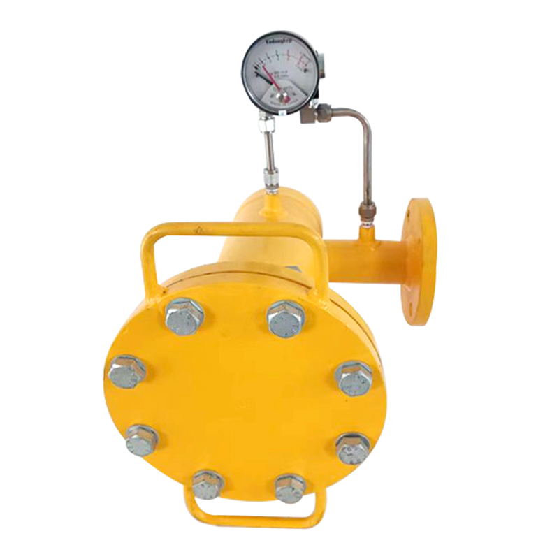 LPG/naturgas/bränslegasfilter med differentiell tryckmätare
