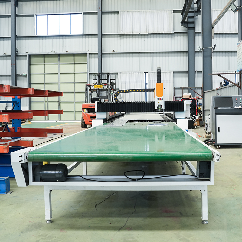Nivåning laser skärmaskin